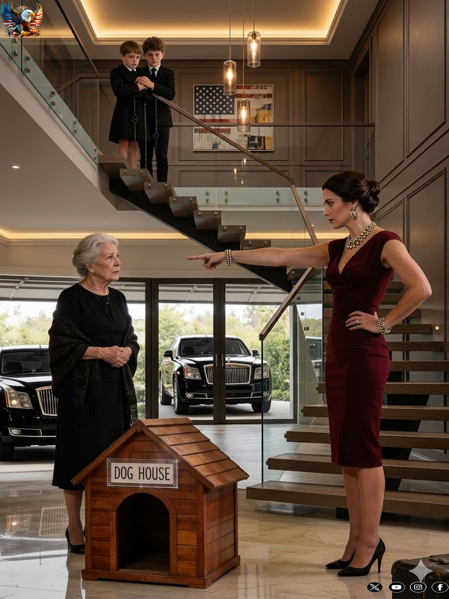 I came back from my husband’s funeral and my daughter-in-law shoved me into the dog room, convinced I was a penniless widow