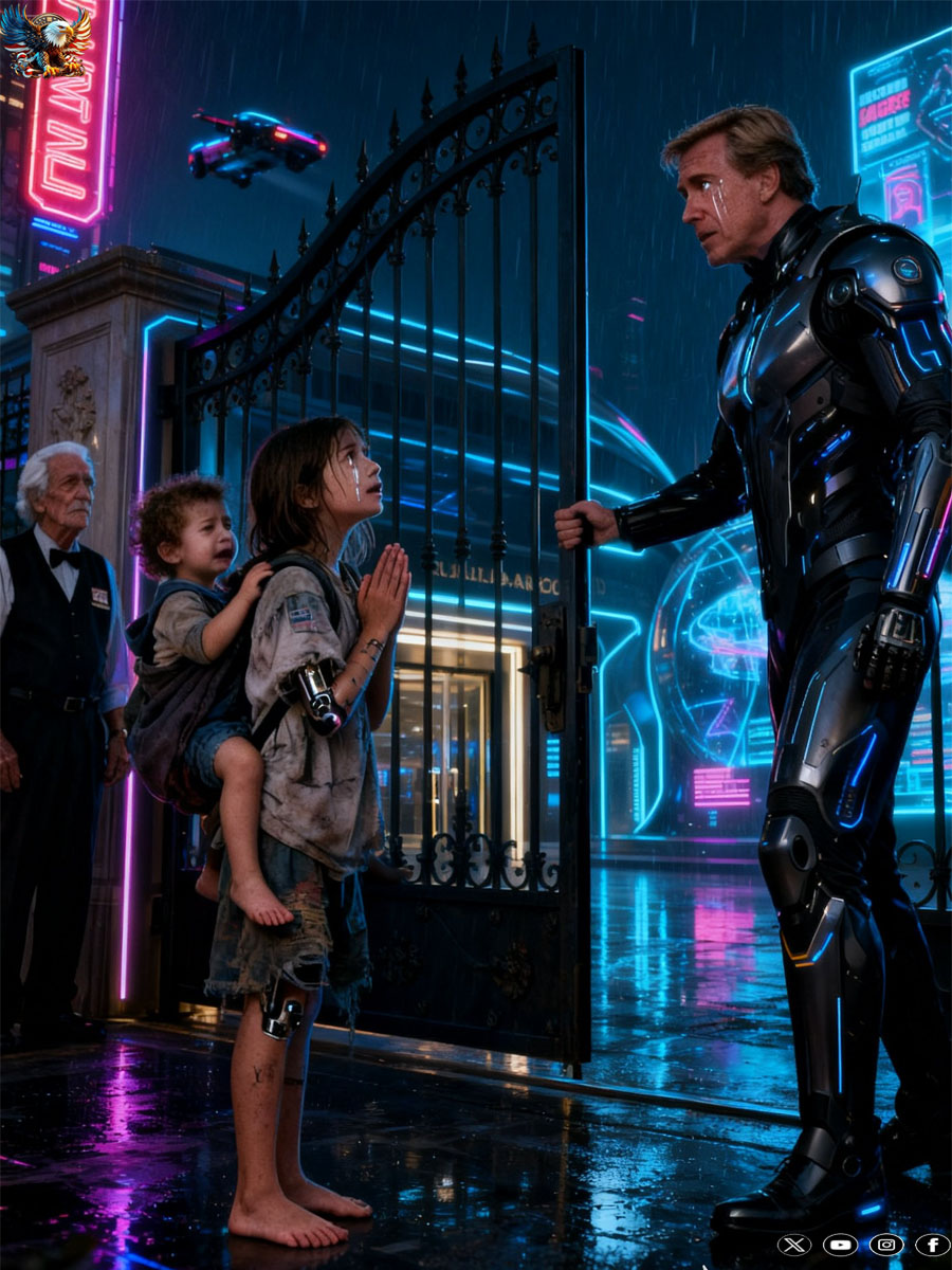 “Can I clean your mansion in exchange for a plate of food? My two little brothers are very hungry.” The homeless girl pleaded with the billionaire, and the unexpected ending…