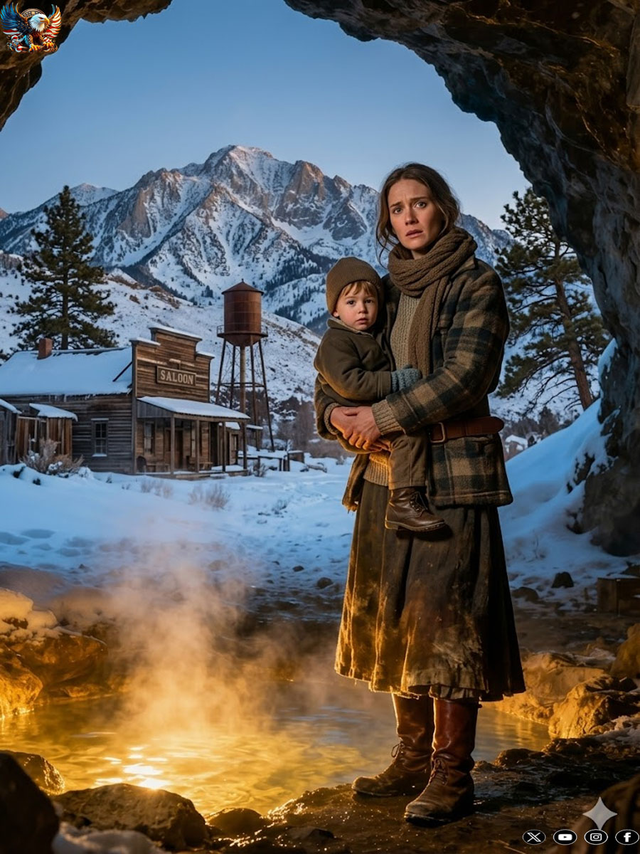 Abandoned in Winter, the Widow Found a Hot Spring Cave and Never Felt Cold Again !