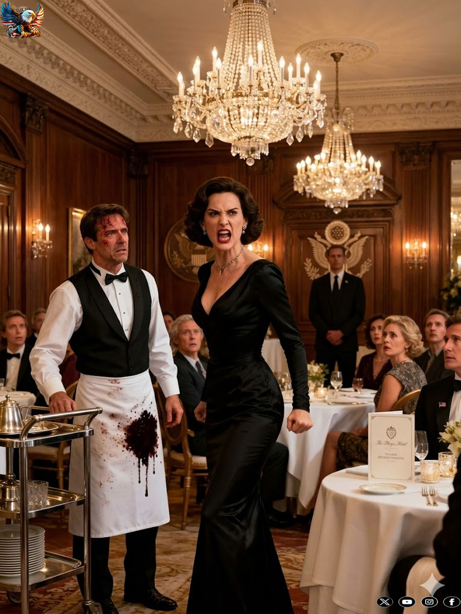 She Kicked a Single Dad Waiter – Then Realized Someone Was Watching Everything !