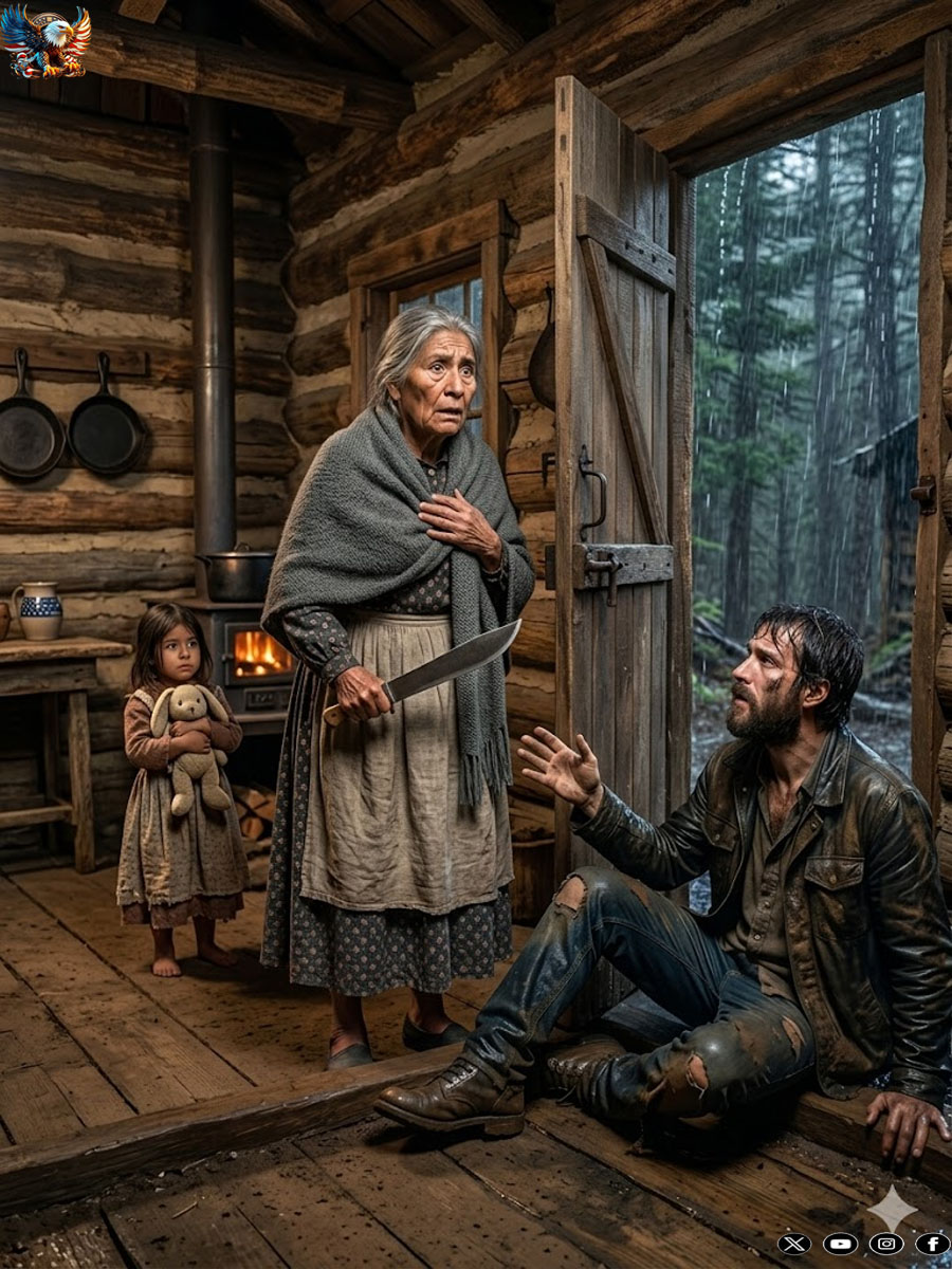 A lonely widow and her granddaughter took in a homeless man in their shack in the bitter cold. And when she heard crying coming from the room the next day, she was completely astonished.