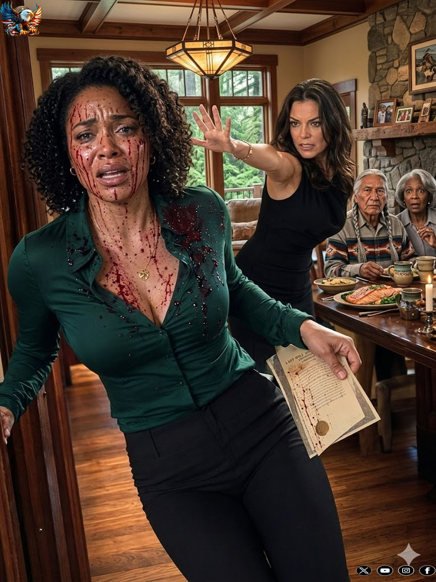 My sister threw wine in my face and shoved me toward the door of the house I legally owned. My parents watched coldly while she screamed, “Get out of my house,” as if my grandparents had left it to her. A week later, a package arrived proving exactly why they had ambushed me over dinner. Mom called forty-five times begging. I..