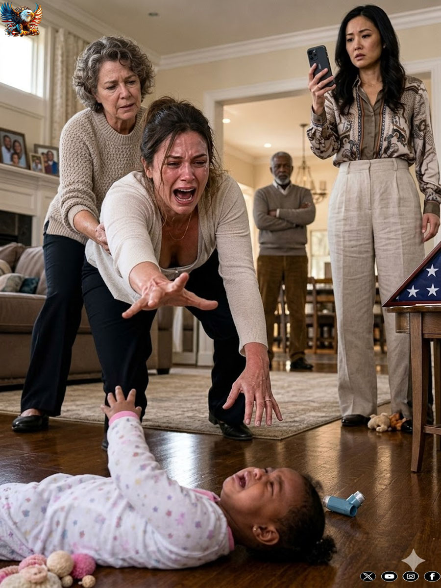My 4-year-old daughter was having a severe asthma attack and couldn’t breathe. She was gasping for air and turning blue on the living room floor. I screamed for someone to call 911, but my twin sister said, “She’s faking it for attention, like always.” My parents stood there watching, and my mother added, “Just let her get it out of her system.” Dad agreed, “She’ll stop when she realizes no one is falling for it.” I tried to grab my phone, but my sister snatched it away. “You are not calling anyone.” My mother held my arms back while my daughter stopped breathing for 4 minutes on that cold floor. Finally, a…