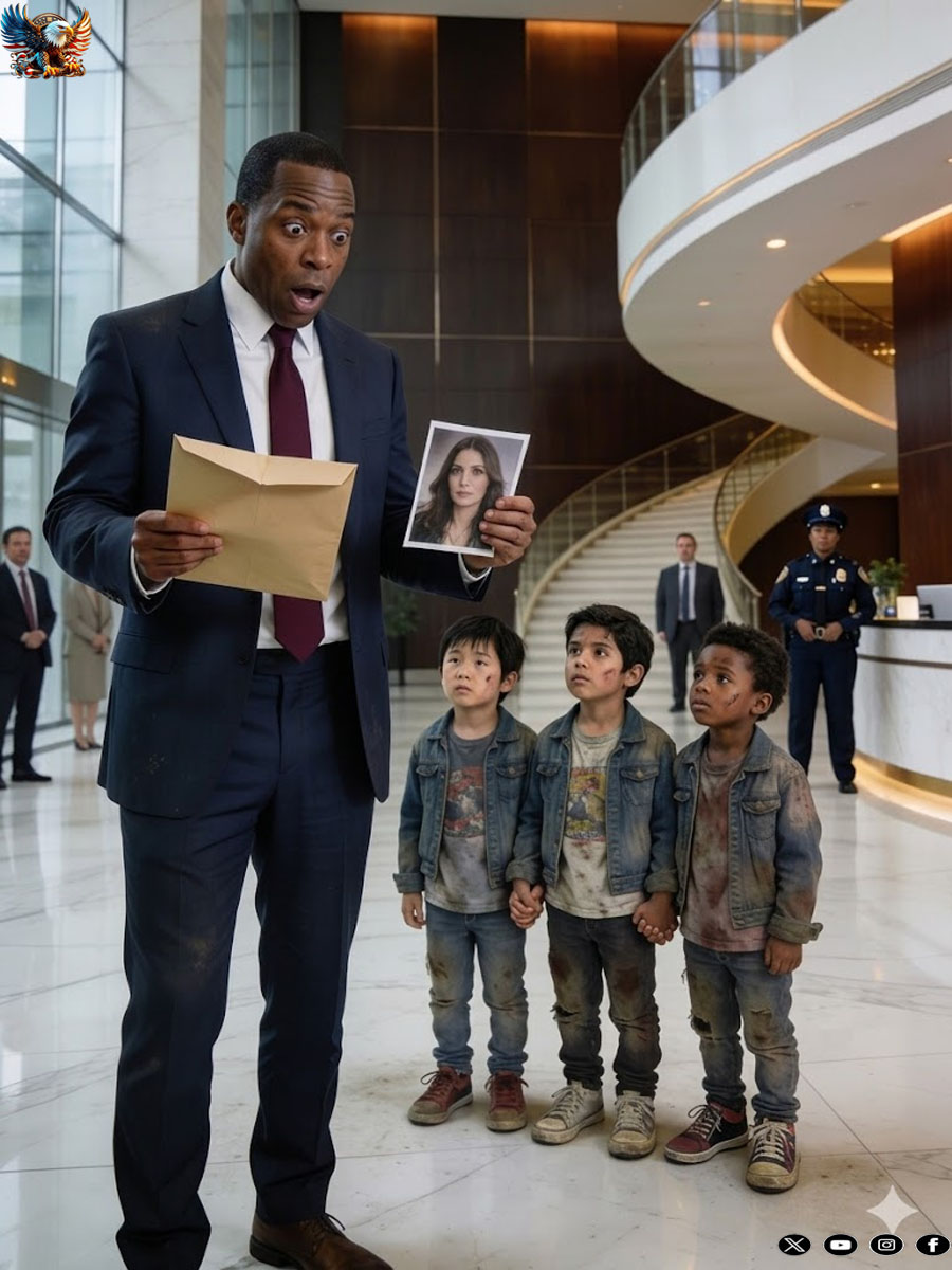 Three Beggar Triplets Walked Into a Ruthless Millionaire’s Bank—Everyone Laughed… Until One Envelope Exposed Terrifying truth