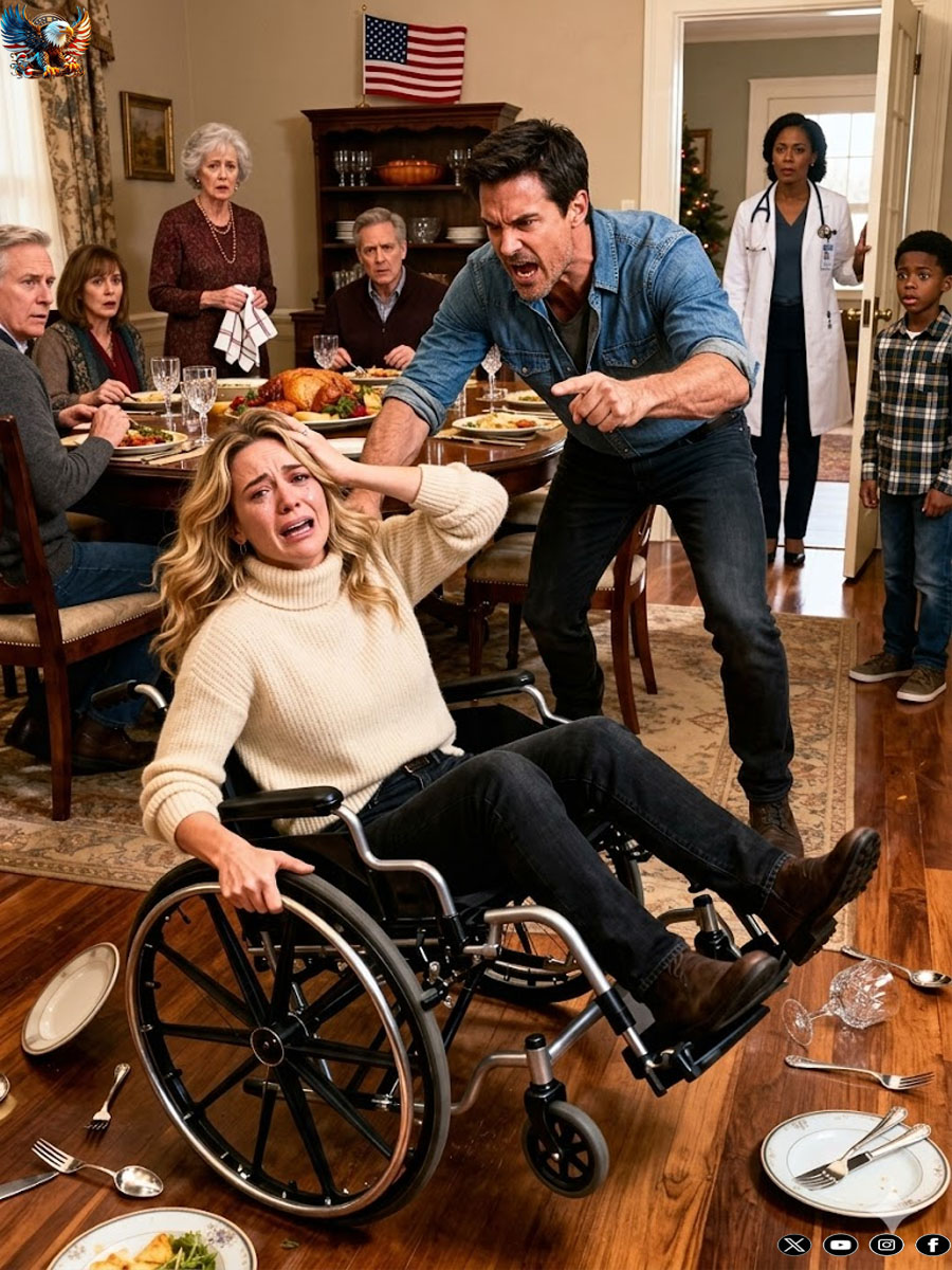 “Stop Pretending You Are In Pain!” – At Thanksgiving Dinner, My Brother Stabbed My Leg Under The Table While I Sat In My Wheelchair. Everyone Kept Eating While I Lay On The Floor Shaking. What None Of Them Knew Was That …