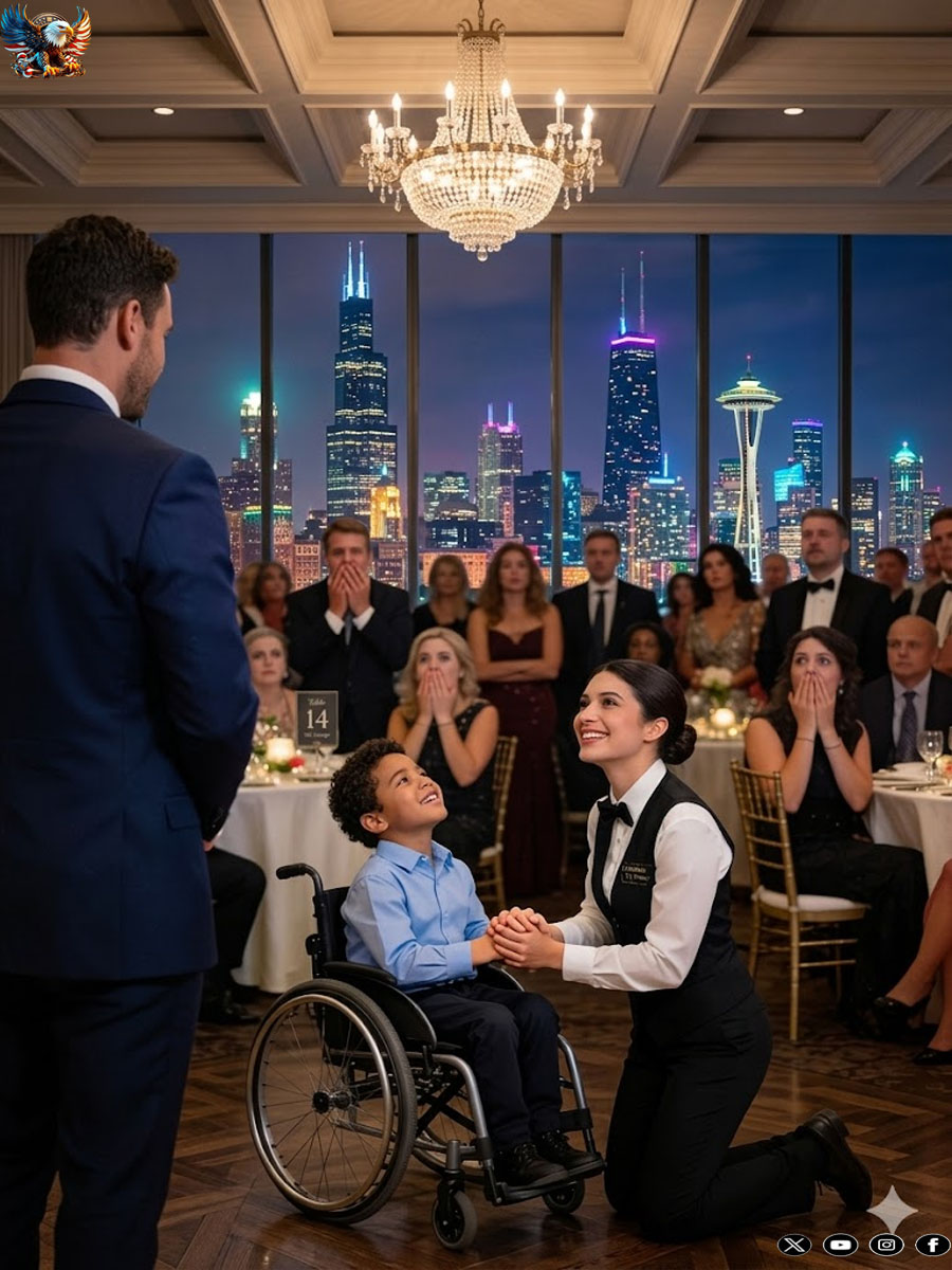 ‎I Took My Disabled Son to a 5-Star Restaurant, Expecting Pity and Judgment, but When a Waitress Bowed Before His Wheelchair and Asked Him to Lead Her in a Dance, the Entire Room Fell Silent, and What Happened Next Shattered My Billionaire Heart Forever