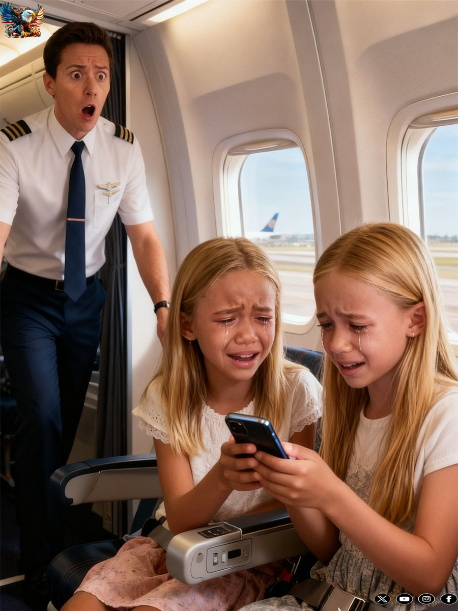 Two Black twin girls were removed from a plane by the crew until their father, the CEO, was called to cancel the flight, causing…
