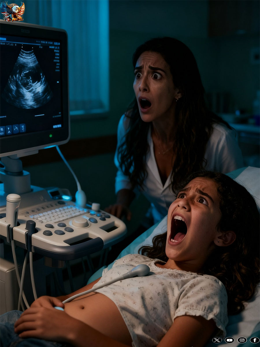 After a weekend with her stepfather, the girl doubled over in pain — and when the doctor saw the ultrasound, she didn’t hesitate to call an ambulance.