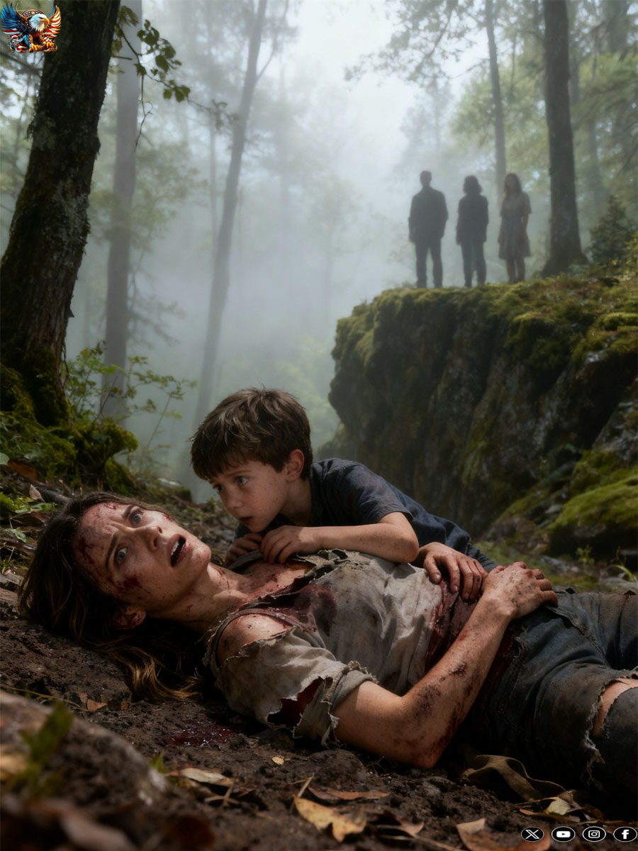 MY FAMILY INVITED US ON A HIKE THAT MORNING. WITHOUT WARNING, MY OWN PARENTS AND SISTER SHOVED ME AND MY 6-YEAR-OLD SON OFF A CLIFF. AS I LAY SHATTERED ON THE ROCKS, MY SON WHISPERED, “MOM… DON’T MOVE YET.” WE PLAYED DEAD. AND AFTER THEY LEFT, MY SON REPEATED WHAT MY SISTER SAID—AND MY BLOOD RAN COLD.