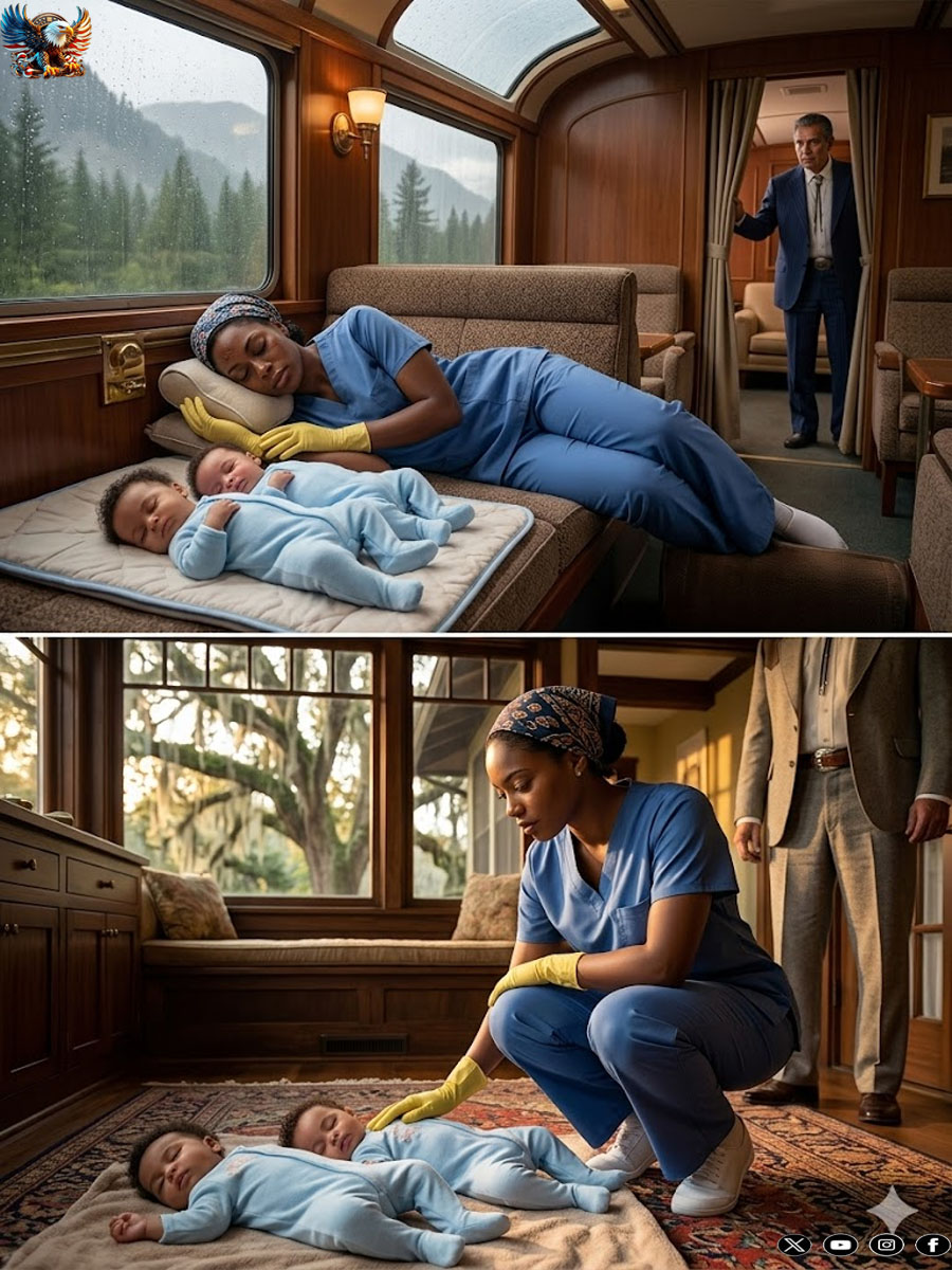 She Slept on the Floor to Protect the Twins — Then the Millionaire Discovered the Truth