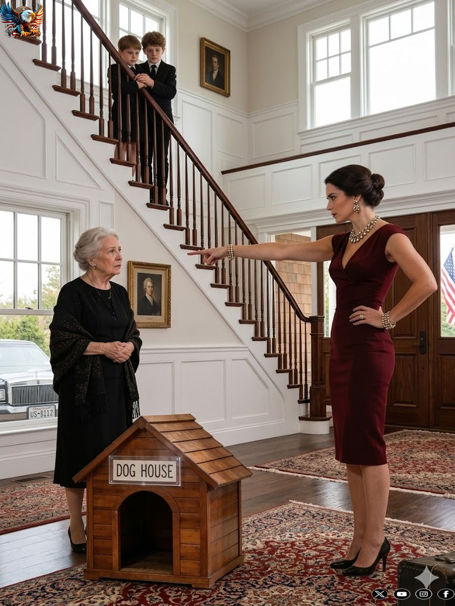 I came back from my husband’s funeral and my daughter-in-law shoved me into the dog room, convinced I was a penniless widow