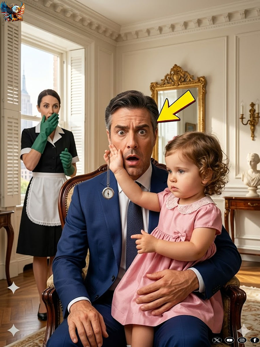 The poor cleaning lady’s baby wouldn’t stop crying… Until the millionaire held her—And what he saw…