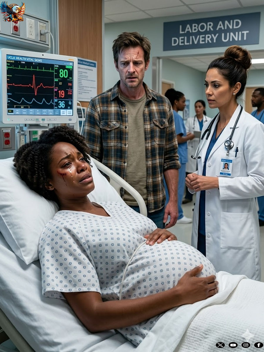 His mother yelled at me. Then my husband yelled, “How dare you disrespect her?” and hit me while I was six months pregnant… I was rushed to the hospital, bleeding. But he froze when the nurse said…