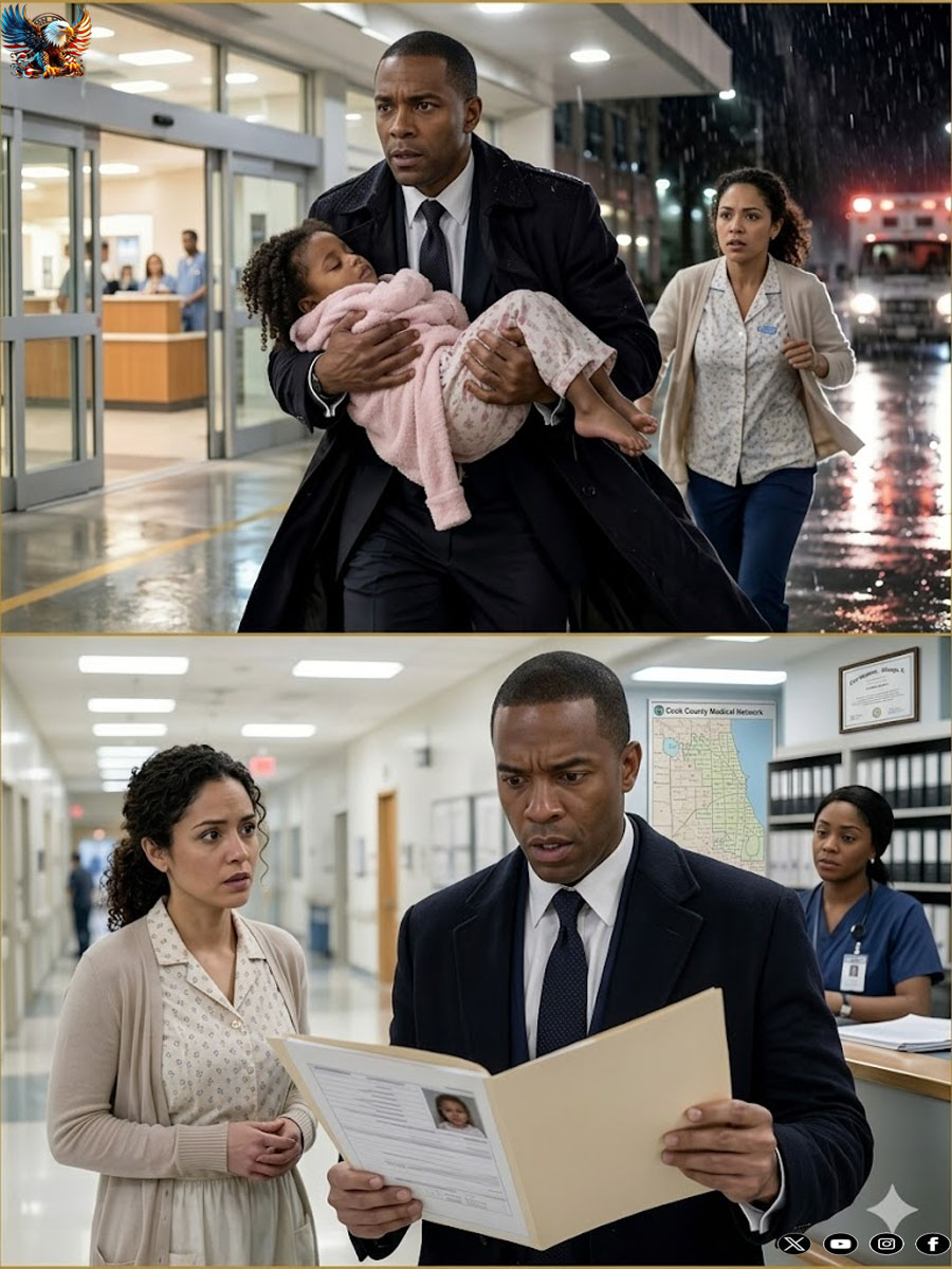 The billionaire saved his employee’s daughter… but upon reading the father’s name at the hospital, he was paralyzed with horror.