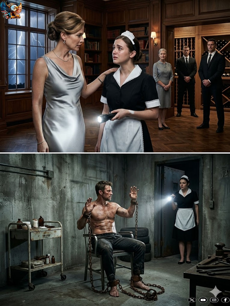 The Shy Maid Opened a Forbidden Room in the Billionaire’s Mansion… and Discovered the Secret That Could Kill Her Mother Before Dawn