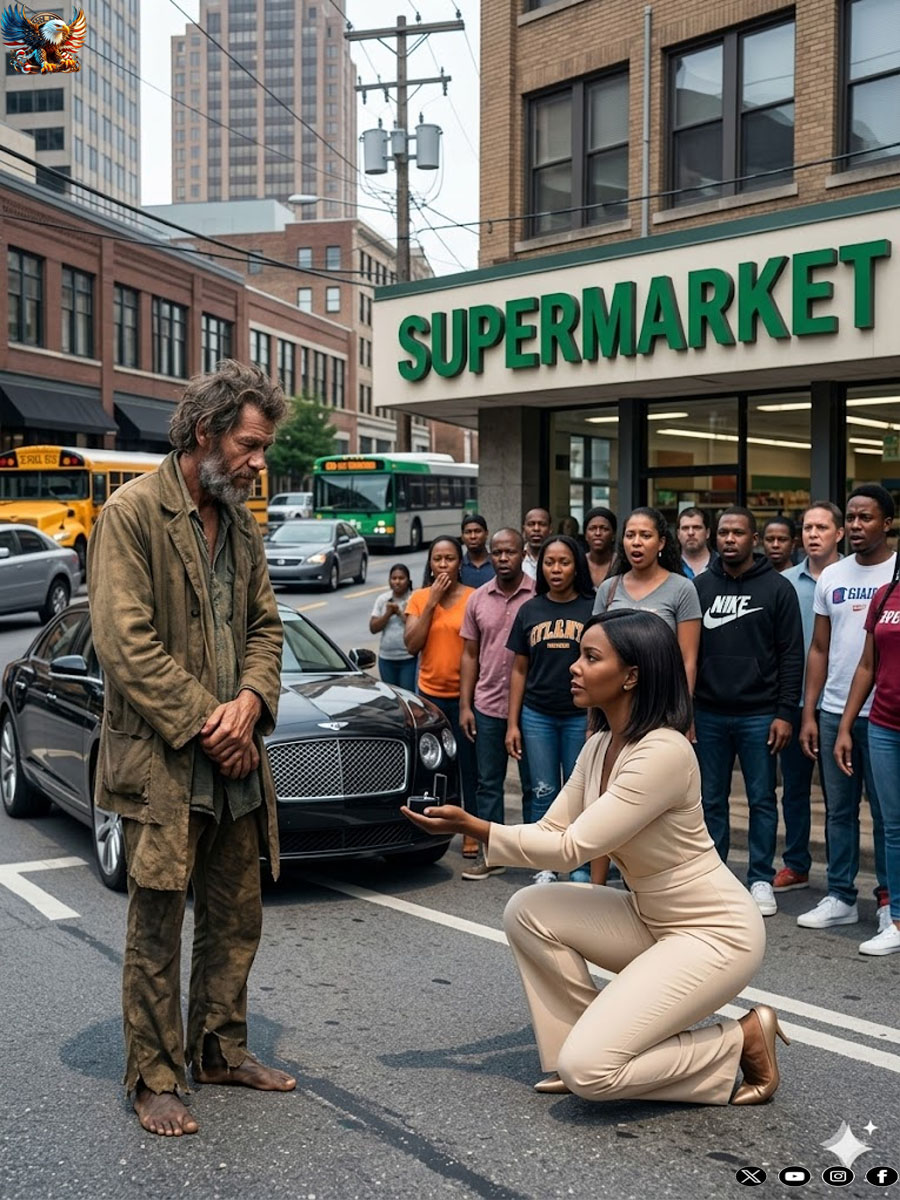 “Please Marry Me”, Billionaire Single Mom Begs A Homeless Man, What He Asked In Return Shocked…