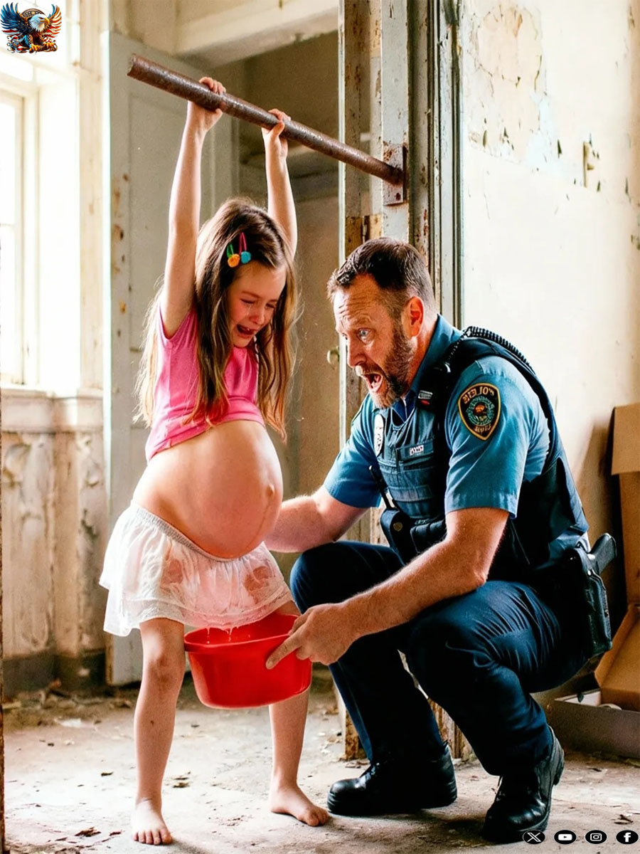 At 2:47 a.m., a little girl cried out, “It hurts… Daddy’s baby wants to come out!” The police officer thought it was a joke, until he entered an abandoned house and saw her impossible baby bump… and a secret the system chose to ignore for years.
