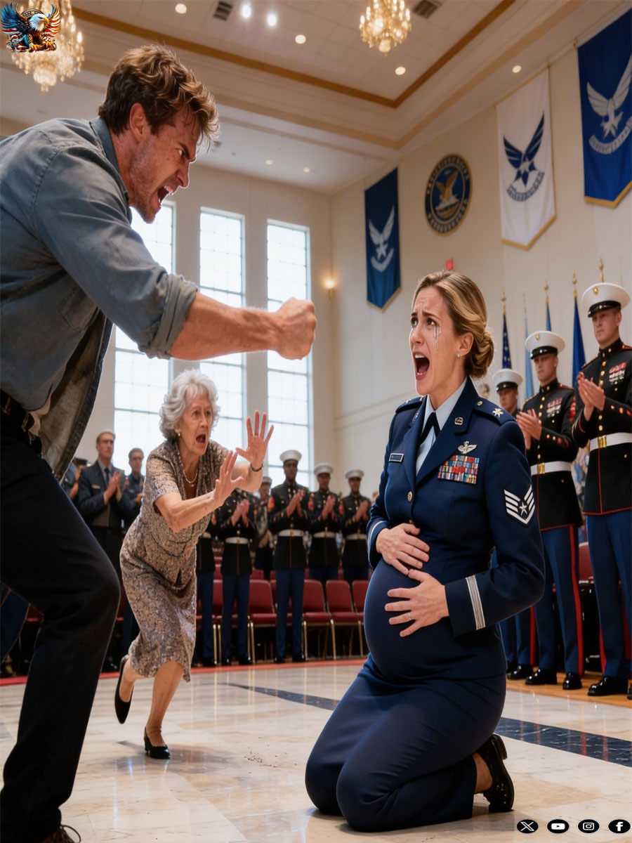 When 7 months pregn/ant, I was being promoted to Major. My stepbrother stormed the hall and punched me in the stomach. As I lay in a pool of bl;o0d, my mother screamed, “Don’t ruin his life. You can have another baby, but Kyle is fragile!”. They expected me to stay silent for “family,” but they forgot I’m a Marine. The truth I uncovered next destroyed them both…