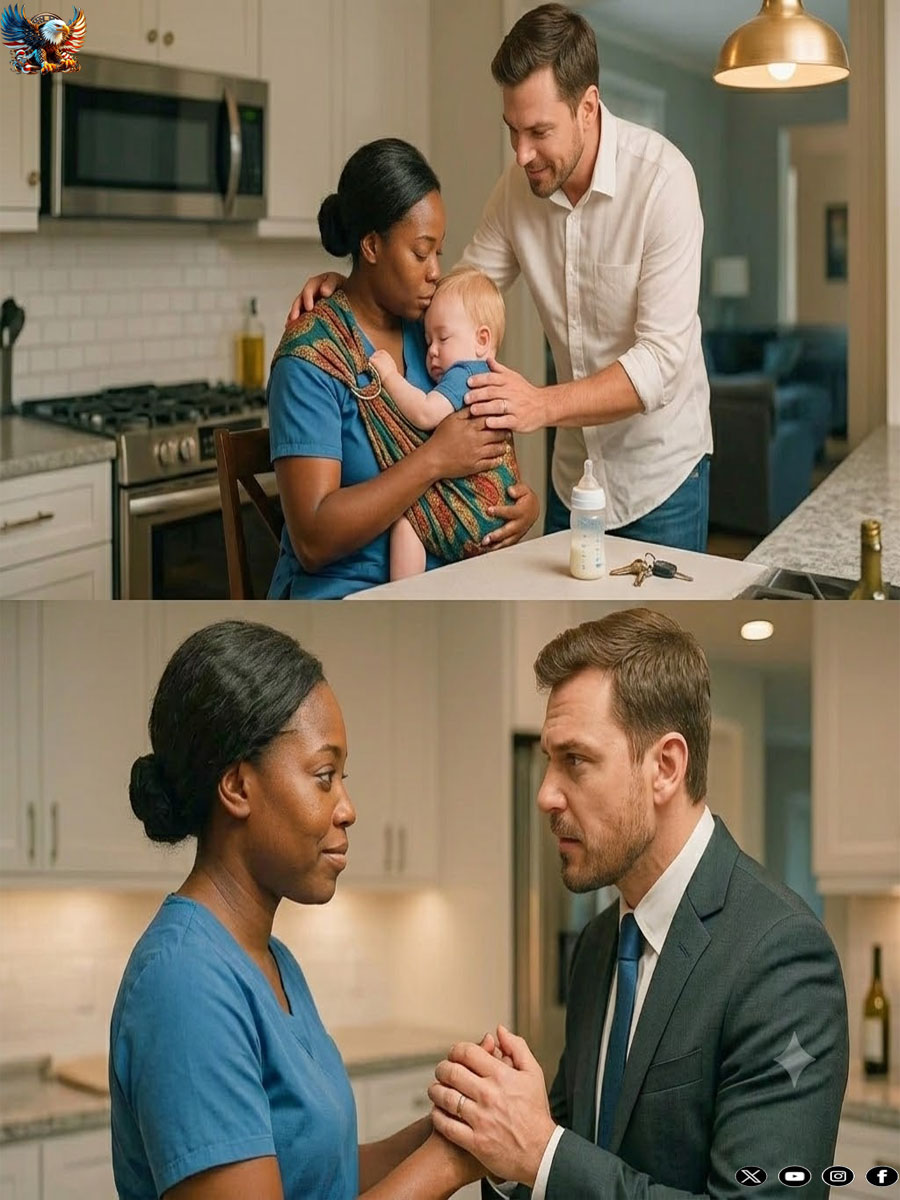 The Black Maid Tied the Baby — The Billionaire Saw It… And What Happened Next Was Unpredictable!