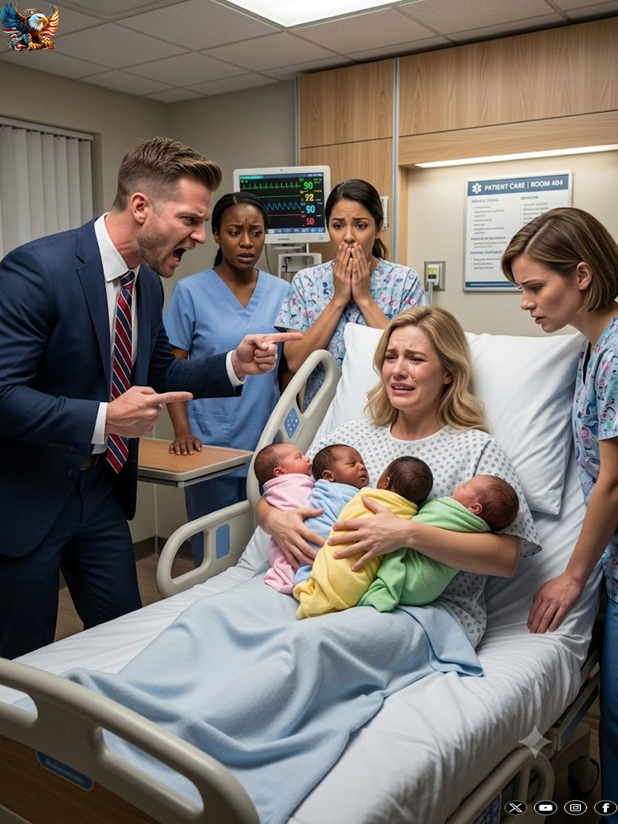 When the babies were born, the room was filled with silence—not amazement, but suspicion.
