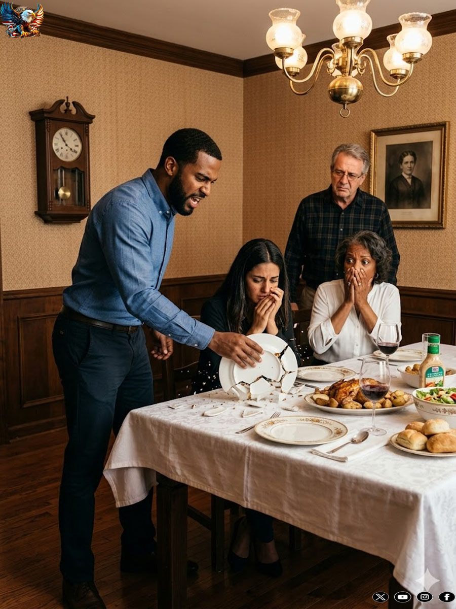 Her husband smashed a plate over her head during dinner because she wouldn’t give her apartment to her mother-in-law. What she did next left the whole family homeless.