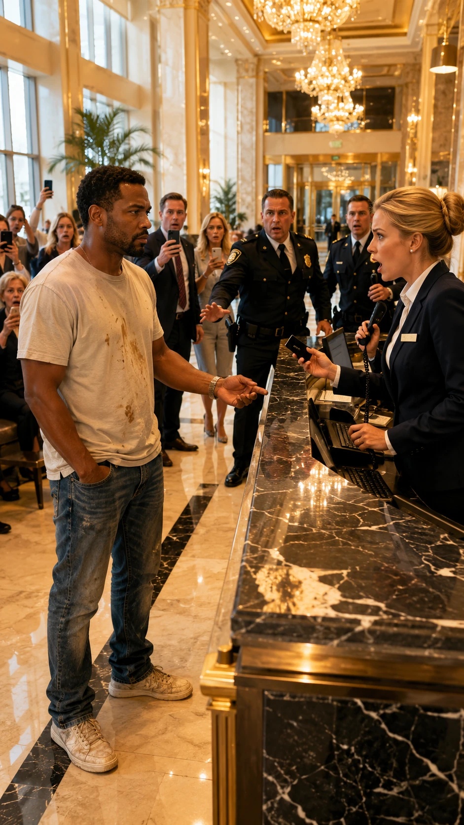 The Man at the Front Desk Was Not There to Beg. He Had Come to Learn the Truth.