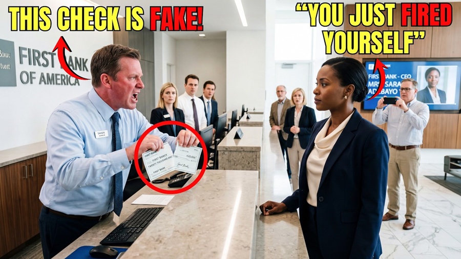 Bank Manager Tears Up Black Woman’s $20M Check — 5 Minutes Later, He Learns She Owns the Bank