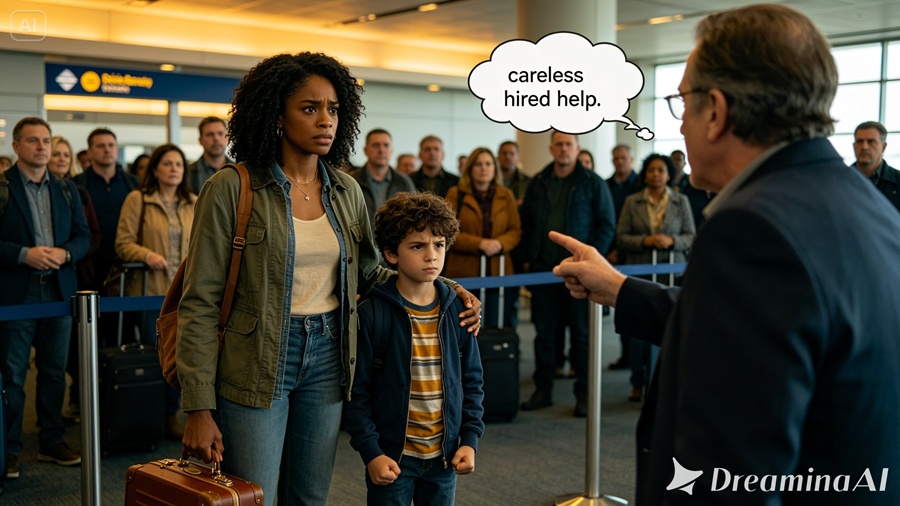 They Spent 20 Minutes Questioning My Family Until My 6-Year-Old Handled Them
