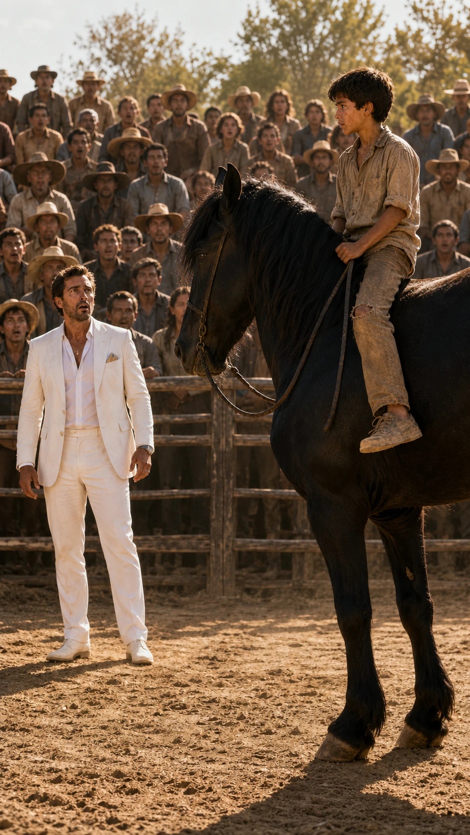 No Man Could Ride the Black Horse. But When a Poor Boy Climbed Onto Its Back, the Rich Owner’s Darkest Secret Was Finally Exposed.