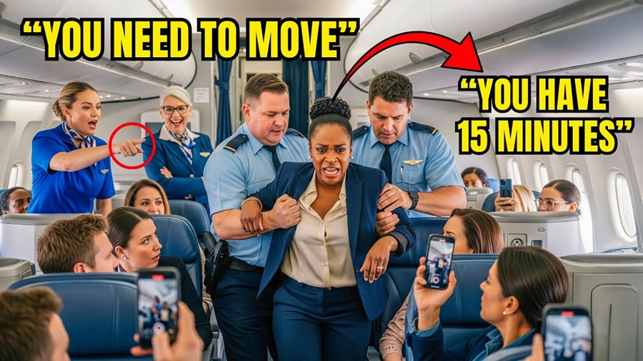 Security Drags Black Woman Off Plane — Minutes Later, She Cancels $1B Airline Deal!
