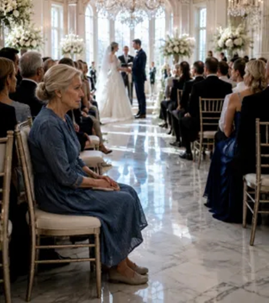 She Sat In The Last Row Like A Stranger. Then The Bride Walked Toward Her And Exposed The Secret Everyone Had Buried