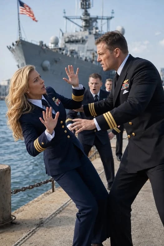 A Navy SEAL Shoved Me Into the Water for Laughs—Then My Wet Uniform Revealed the Three Stars He Should Have Saluted. Before Sunrise, a Dead Sailor Walked Back Onto the Dock.