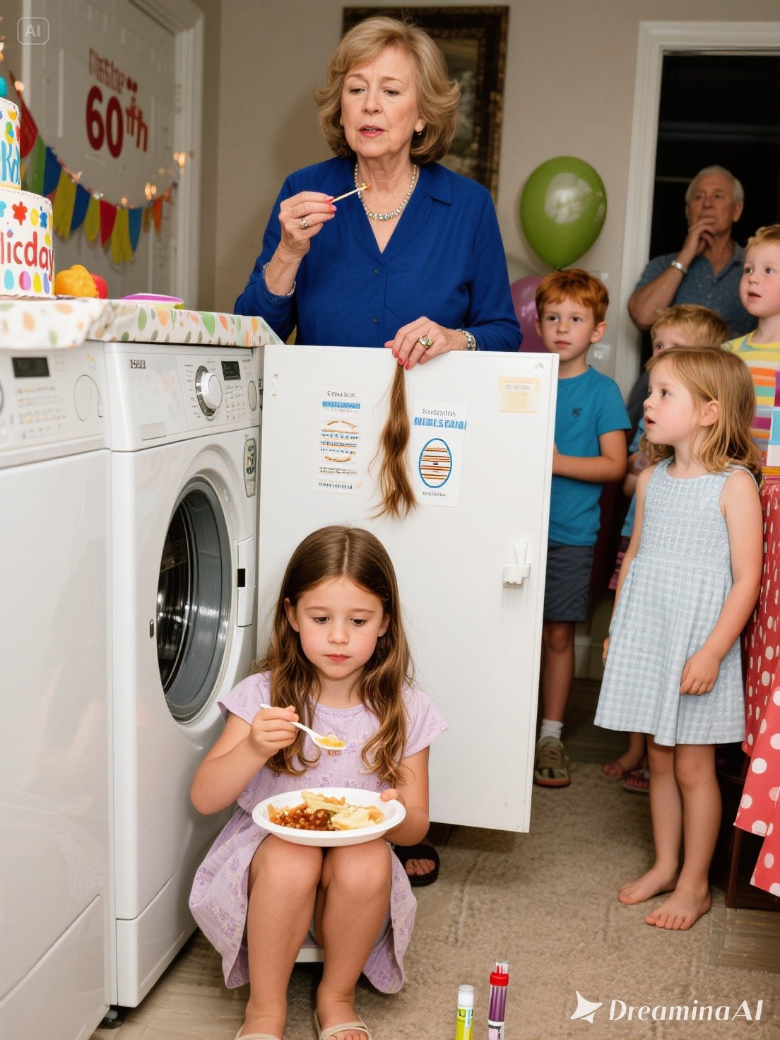My Mother-in-Law Forced My Daughter to Eat in the Laundry Room at Her 60th Birthday Party — But Her ‘Announcement’ Left Everyone Stunned