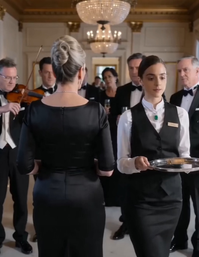 The Waitress’s Jade Pendant Made A Powerful Woman Collapse In Front Of The Entire Ballroom