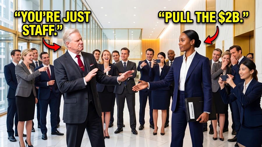 Billionaire Refused Black Woman’s Handshake “You’re Just Staff” — She Withdrew $2B Investment