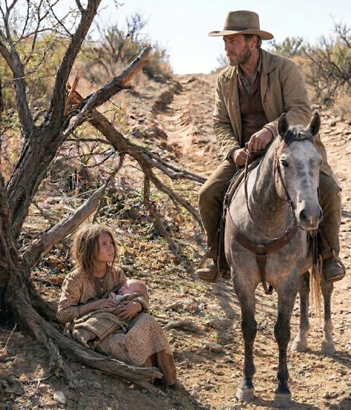 Her Stepfather Stopped the Wagon and Told Her to Get Out—But the Stranger on the Ridge Refused to Ride Away