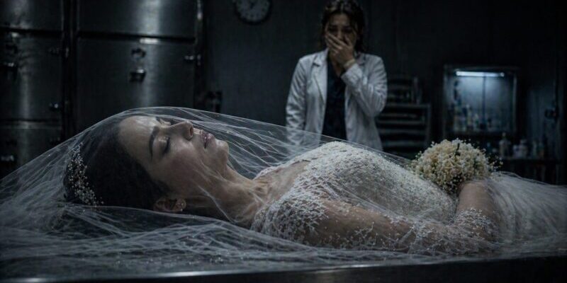 The young bride was found dead at her wedding and taken to the morgue, but when the morgue attendant examined her, she noticed something shocking… and the truth was even worse