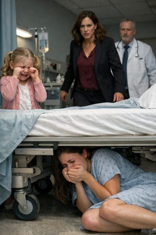 She Told Me to Hide Under the Hospital Bed… What I Overheard Next Exposed Everything