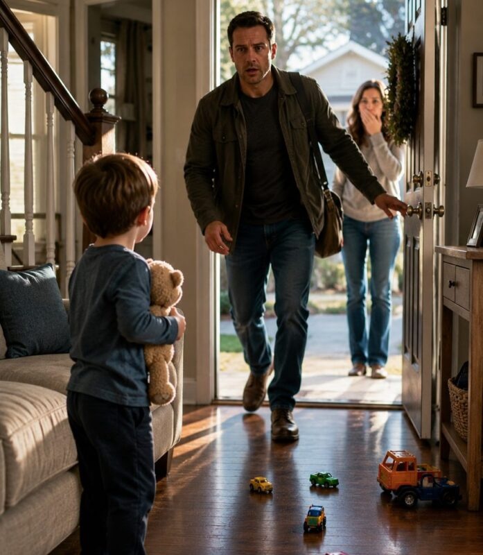 My Four-Year-Old Son Called Me at Work Crying: “Dad… Mom’s Boyfriend Hit Me With a Baseball Bat I Was 20 Minutes Away… So I Called the Only Person Who Could Get There Faster