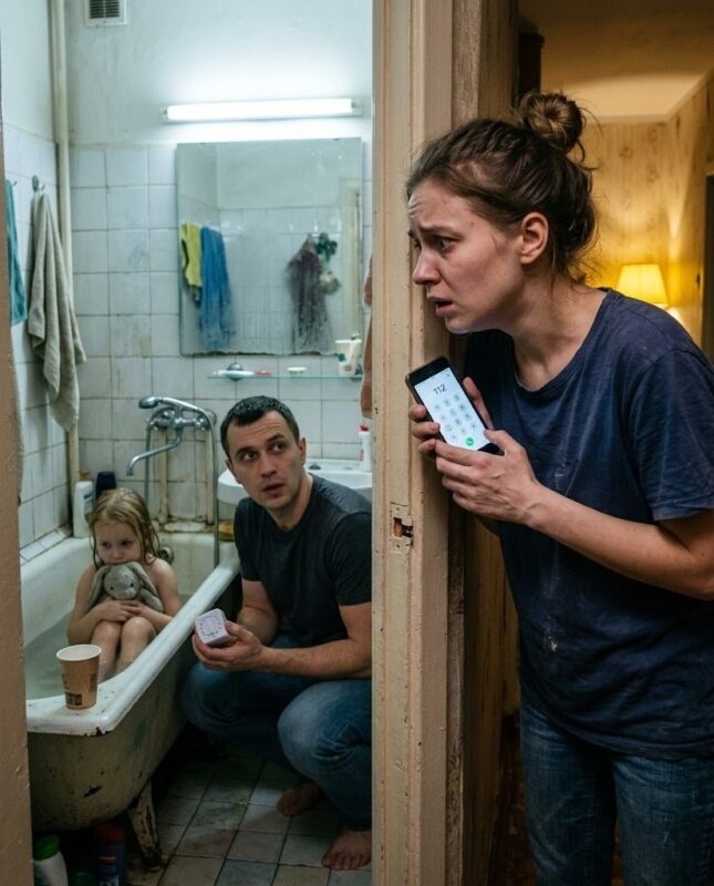 My five-year-old daughter always took baths with my husband. Every evening, they stayed in there for more than an hour. The next night, I decided to go to the bathroom, looked through the slightly open door… and what I saw on the other side froze me in place.