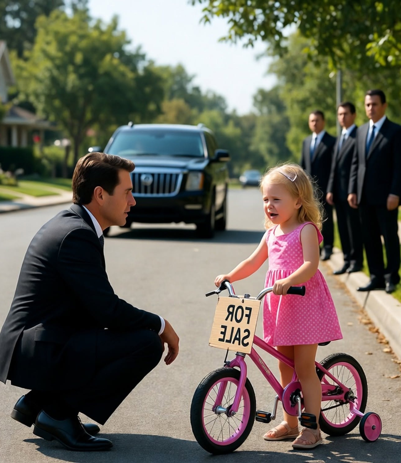 A little girl sold her bicycle so her mother could…