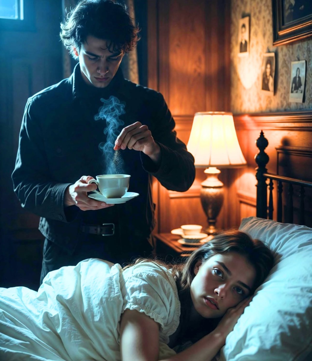My older brother gives me tea to sleep every night…