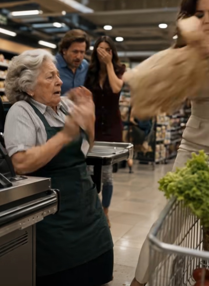 She was humiliated for making a mistake with a box. No one imagined she was standing in front of her own family.