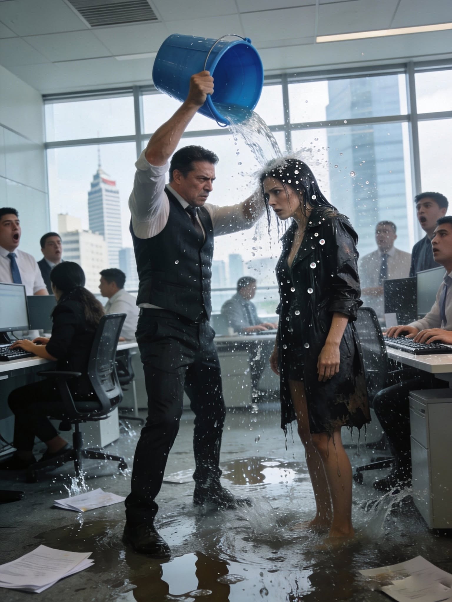 He humiliated her in front of everyone for looking…