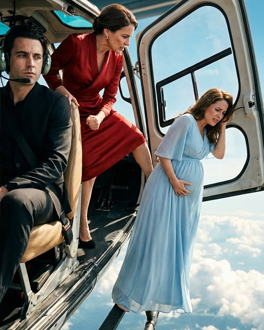 The mistress snapped her fingers at the flight att…