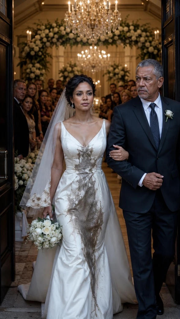 My mother-in-law ruined my wedding dress three hours before the ceremony. So I wore it down the aisle and whispered the one secret she thought I would never dare say.