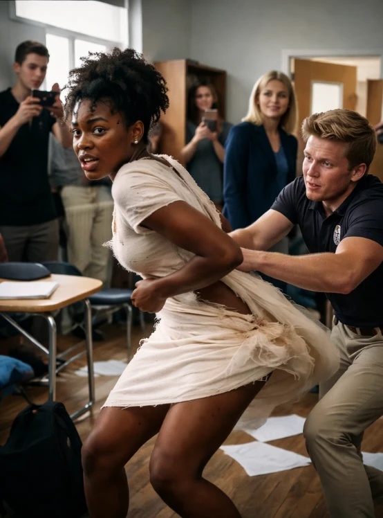 They Tore Her Mother’s Dress in Front of the Whole Class. They Never Imagined It Would Bring Down Everyone in That Room.