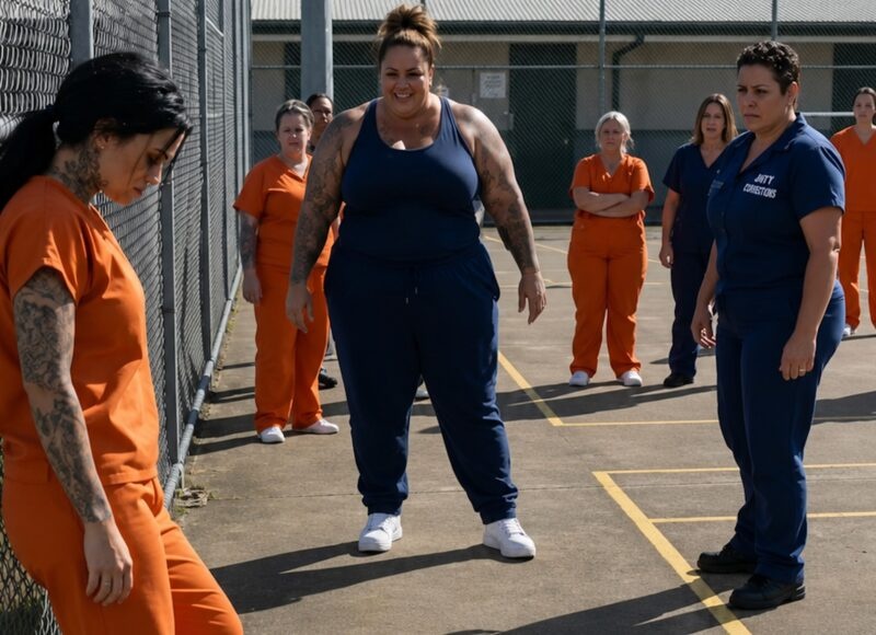 The most dangerous and biggest inmate noticed that the new girl had been given a brand-new pair of sneakers when she arrived at the prison, and decided to take them from her right in the middle of the prison yard. She began humiliating the girl in front of everyone, without even suspecting how it would all end