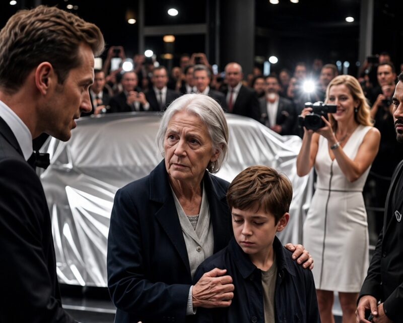 “This event is for VIP guests only,” they said, trying to kick a poor old woman and her grandson out of an expensive car exhibition and mocking them, until the woman pulled this out of her pocket…