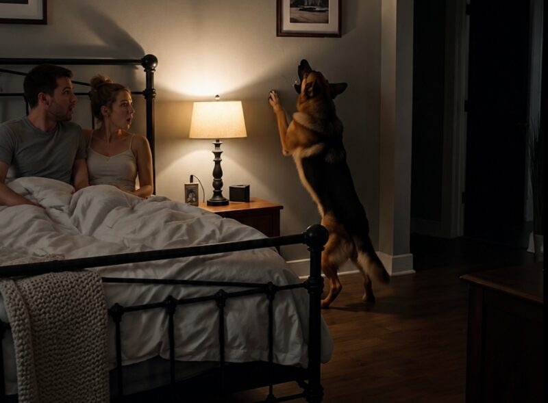 As soon as we moved into our new house, our dog started constantly staring at the same wall in the bedroom and barking loudly: for several nights in a row, she wouldn’t let us sleep, until we finally couldn’t take it anymore, called a contractor, and decided to open up that wall